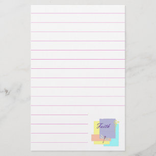 Faith dragonfly stationery