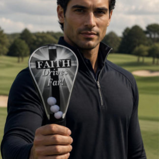 Faith Drives Far Golf Head Cover