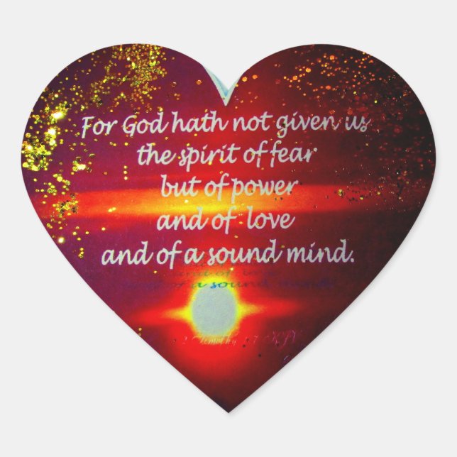 Faith, Encouragement Christian Stickers (Front)