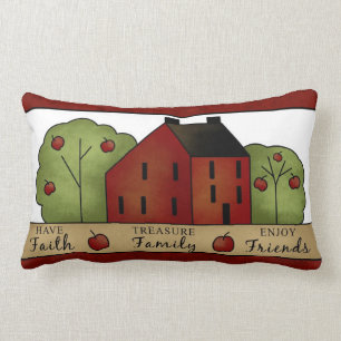 Faith, Family and Friends Lumbar Cushion