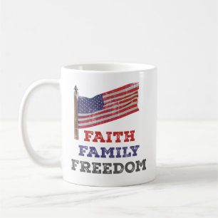 Faith Family Freedom Coffee Mug