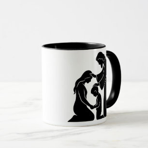Faith & Family Mother & Child Blessed by God Mug