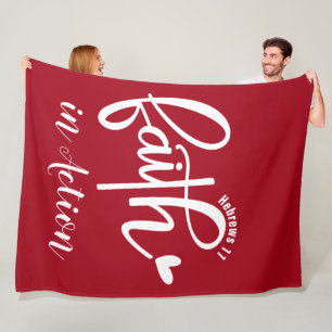 Faith - Fleece Blanket, 60"x80" Blanket