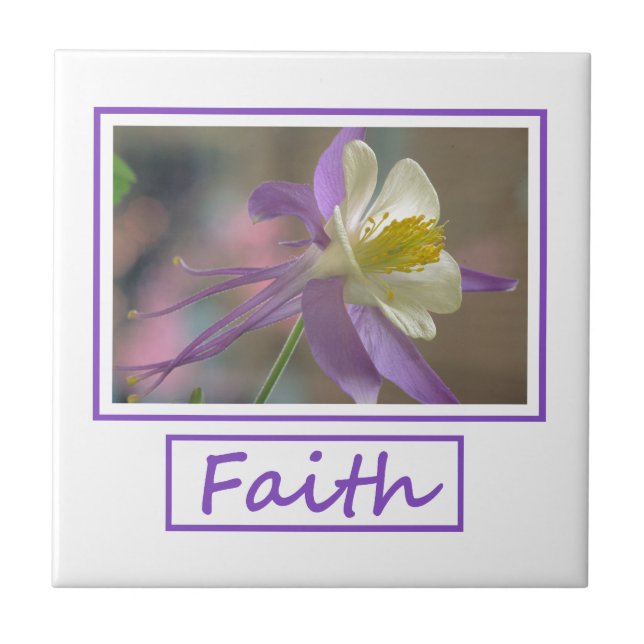 Faith Flowers Tile (Front)
