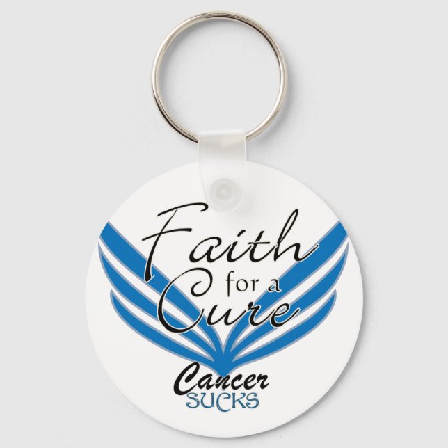 Faith For A Cure Keyring (Front)