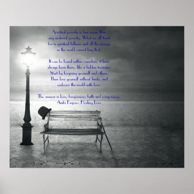 faith,forgiveness,love,compassion by healinglove poster (Front)