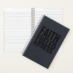Faith Fuelled Fitness Notebook – Christian Motivat