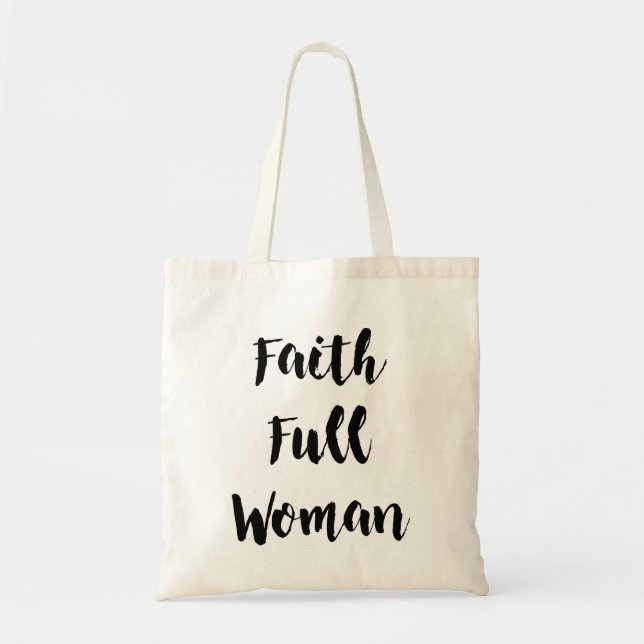 Faith-Full Mama Tote Bag (Front)