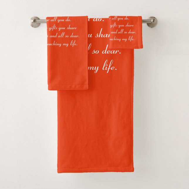 Faith Gifts Collection Bath Towel Set (Insitu)