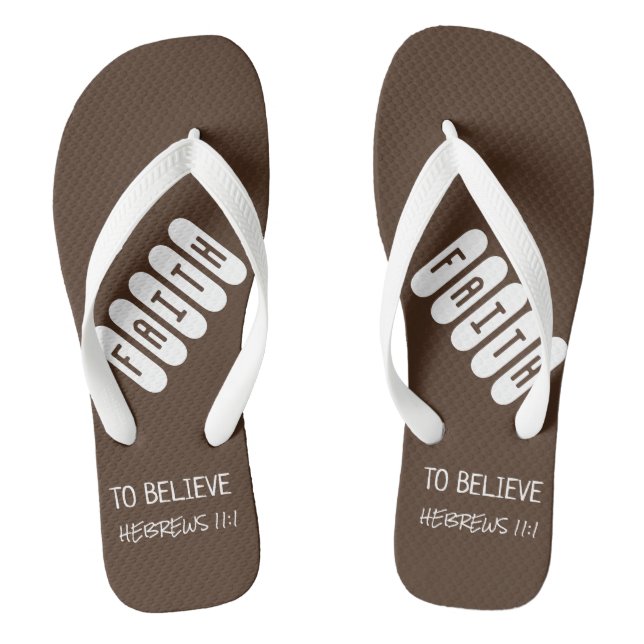 Faith Gifts Collection - Flip Flops (Footbed)