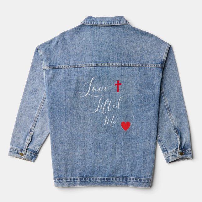 FAITH GIFTS COLLECTION - Ladies Denim Jacket (Back)