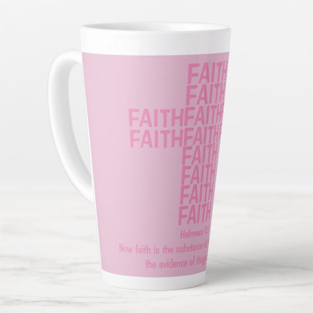 Faith Gifts Collection Ladies Latte Mug (Left Angle)