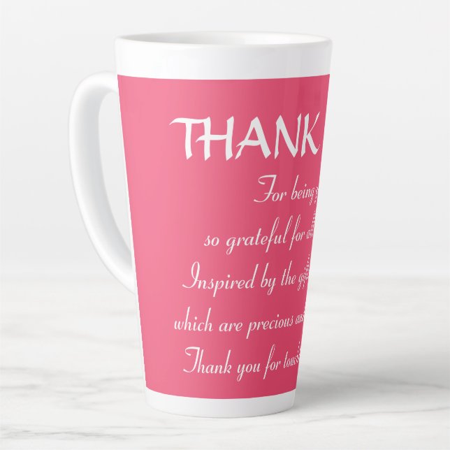 Faith Gifts Collection Latte Mug (Left Angle)