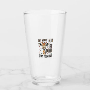 Faith Giraffe Inspirational Vintage Shirt Design_1 Glass