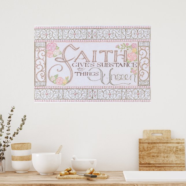 FAITH Gives Substance Poster (Kitchen)