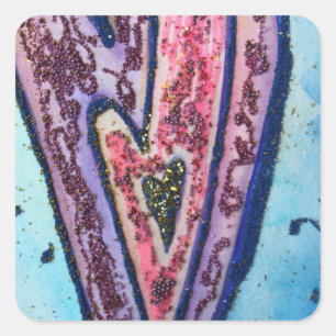 Faith Glitter Hearts Love Labels Art Stickers