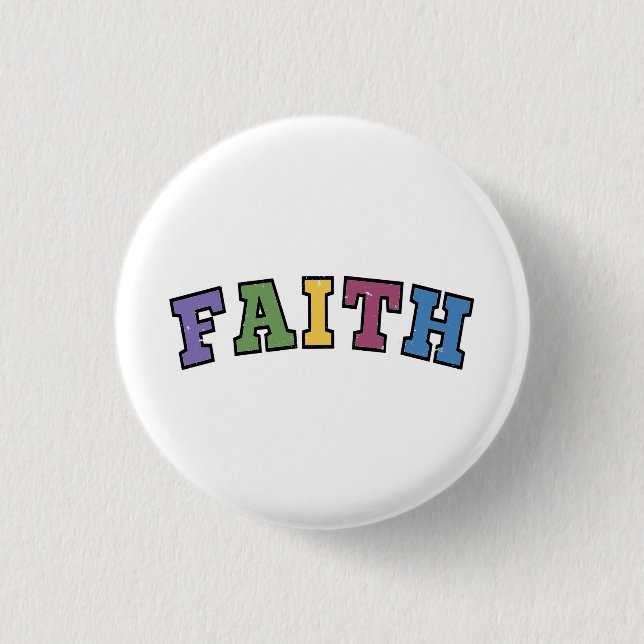 Faith Good Friday Easter   3 Cm Round Badge (Front)