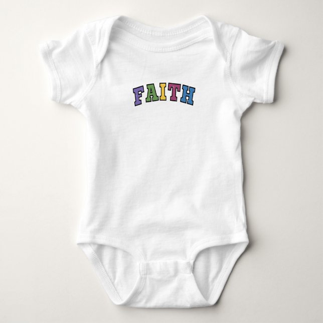 Faith Good Friday Easter  Baby Bodysuit (Front)