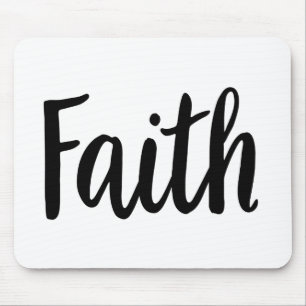 Faith Gospel Graphics Aesthetic Christian Quotes Mouse Mat