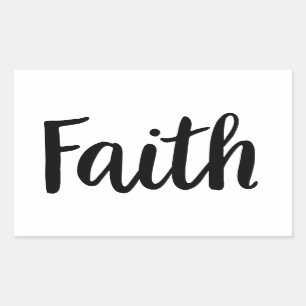 Faith Gospel Graphics Faith Art Aesthetic Christia Rectangular Sticker