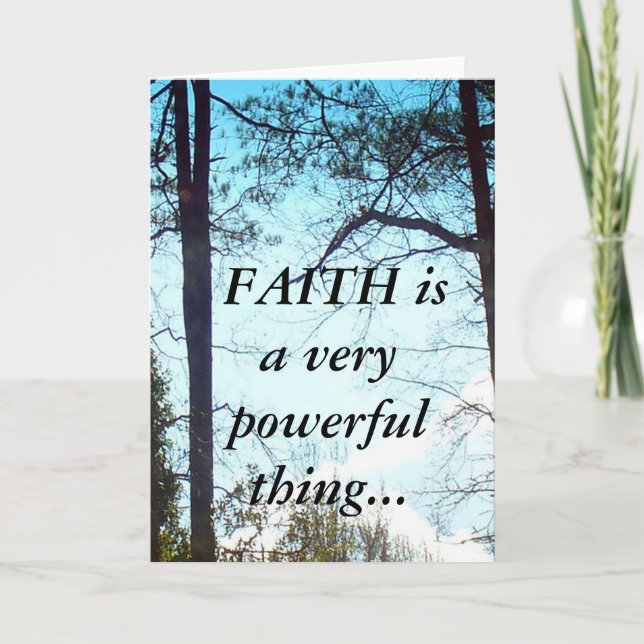 Faith Greeting Card (Front)
