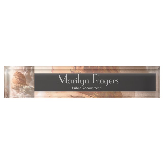 Faith Guardian Angel Nameplate (Front)