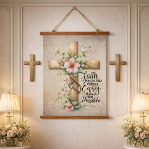Faith  hanging tapestry
