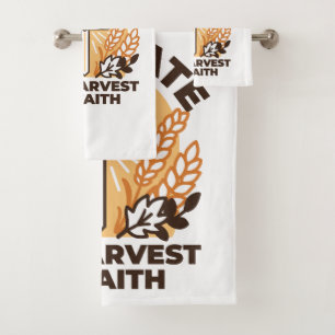 Faith Harvest Celebration – Inspirational Art Bath Towel Set