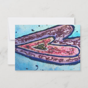 Faith Hearts Custom Small Invitation or Invite