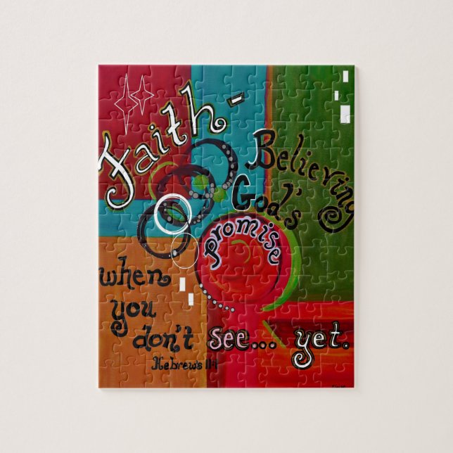 Faith Hebrews 11 Jigsaw Puzzle (Vertical)