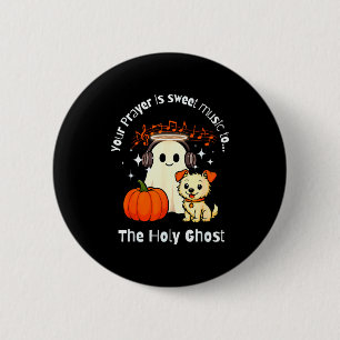Faith-holy Ghost Music & Prayer For Christian 6 Cm Round Badge