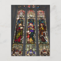 Faith, Hope and Charity Stained Glass Window