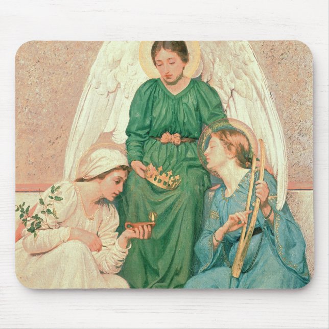 Faith, Hope and Love Mouse Mat (Front)