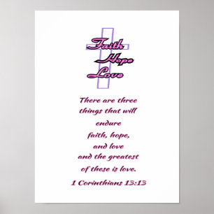 Faith Hope and Love  Poster