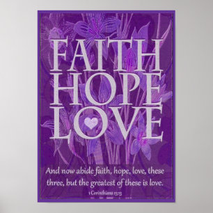 Faith, Hope and Love Poster