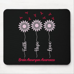 Faith Hope Brain Aneurysm Awareness Month Support Mouse Mat