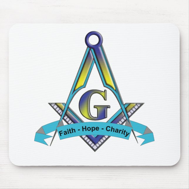 Faith, Hope, Charity Mouse Mat (Front)