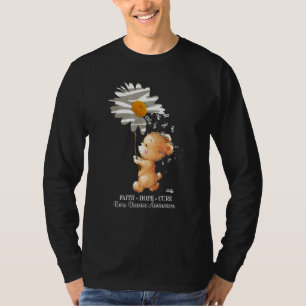 Faith Hope Cure Zebra Rare Disease Awareness T-Shirt