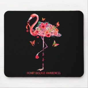 Faith Hope Fight Cure Heart Disease Awareness Mouse Mat