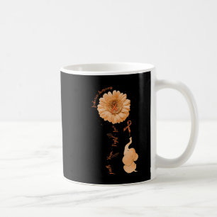 Faith Hope Fight Love Elephant Sunflower Leukaemia Coffee Mug