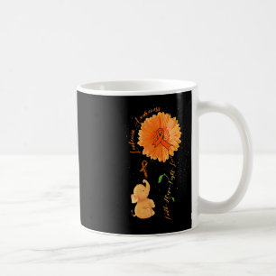 Faith Hope Fight Love Elephant Sunflower Leukaemia Coffee Mug