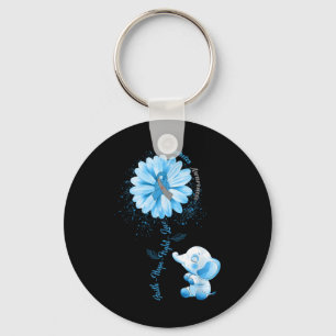 Faith Hope Fight Love Elephant Type 1 Diabetes Awa Key Ring