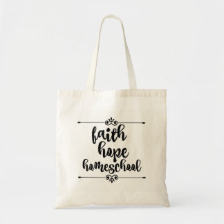 Faith Hope Homeschool Tote