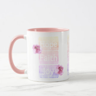 Faith Hope Joy mug