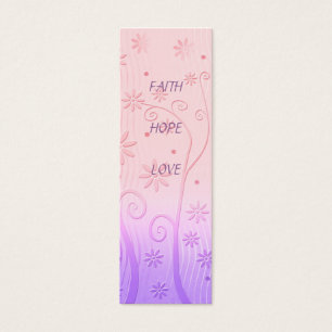 Faith Hope Love - Bookmark