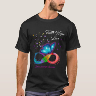 Faith Hope Love Brain Aneurysm Awareness T-Shirt