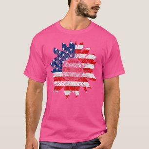 Faith Hope Love Butterfly Daisy Christians God 4th T-Shirt