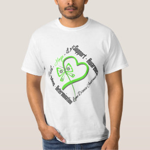 Faith Hope Love Butterfly - Lyme Disease T-Shirt