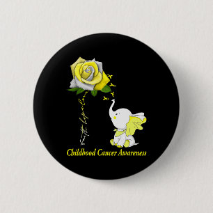 Faith Hope Love Childhood Cancer Awareness  6 Cm Round Badge