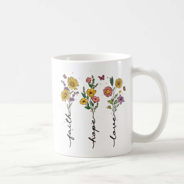 Faith-Hope-Love Coffee Mug (Right)